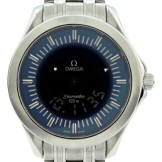 Omega 39mm Men's Seamaster 120m Ani-Digi Cal 1665 Swiss Made Watch Ref: 2521.81!