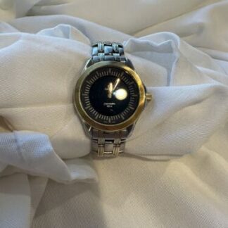 Rare Men's Two Tone Digital Omega Seamaster Watch