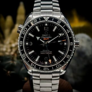 Omega Planet Ocean GMT 232.30.44.22.01.001 Complete Excellent + Bonus OEM Strap