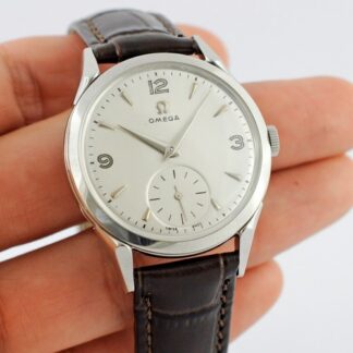 AUTHENTIC 1950' OMEGA SPECIAL REF 2605 NICE SPIDER LUGS MANUAL WIND GENTS WATCH