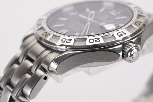 OMEGA Seamaster Omegamatic 2514.50.00 Black & Orange 37mm Men's Watch + Papers