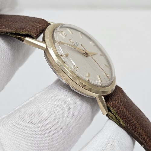 Vintage Omega Mens Wrist Watch Automatic Cal 550 Swiss 17 Jewels 10k Gold Filled