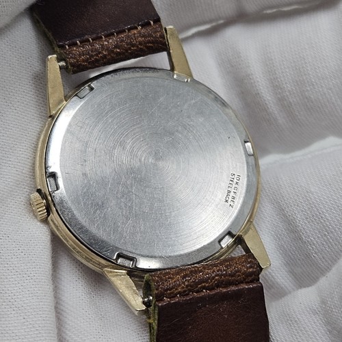 Vintage Omega Mens Wrist Watch Automatic Cal 550 Swiss 17 Jewels 10k Gold Filled