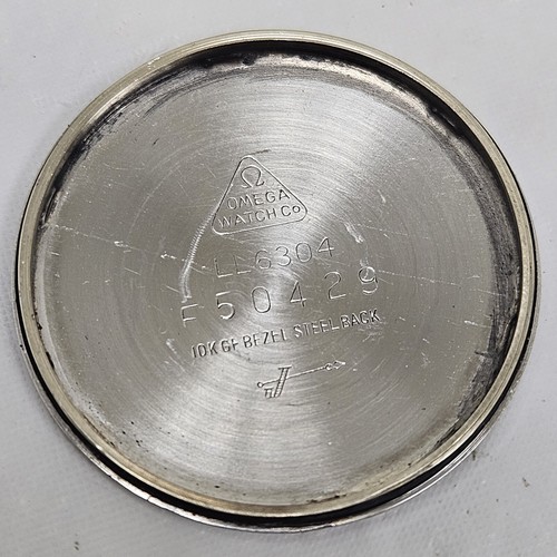 Vintage Omega Mens Wrist Watch Automatic Cal 550 Swiss 17 Jewels 10k Gold Filled