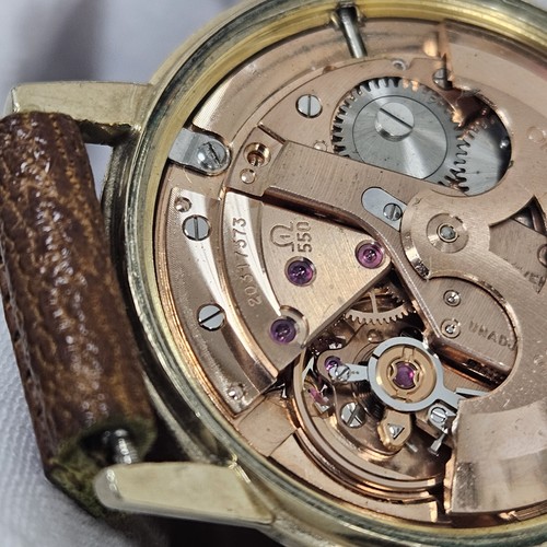 Vintage Omega Mens Wrist Watch Automatic Cal 550 Swiss 17 Jewels 10k Gold Filled