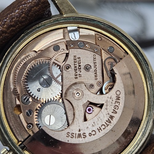 Vintage Omega Mens Wrist Watch Automatic Cal 550 Swiss 17 Jewels 10k Gold Filled