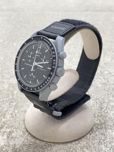 Omega Quartz Digital Watch Black Used From Japan