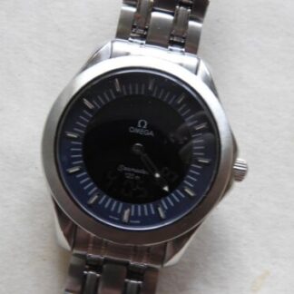 GENTS VINTAGE OMEGA SEAMASTER ANALOG DIGITAL QUARTZ WATCH 7 J CIRCA 1998 VGC
