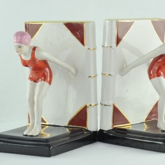 Serre-Livres Figurine Baigneuse Pin-up Sexy Plongeuse Style Art Deco Style Art N