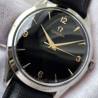 OMEGA MANUAL 2760-9 SC CAL283 BLACK DIAL MEN'S WATCH