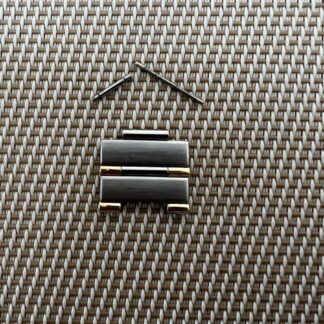 Bracelet authentique Omega Constellation 18mm 18KSS 2 liens mat #230