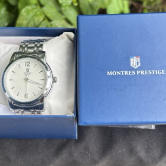 New Invicta Montres Prestige SILVER BEAUTY 38mm Watch RUNS - VIDEO - READ