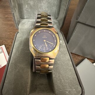 OMEGA Seamaster Polaris 2540B SS/18K Two Tone Gold Men Watch Full Set Ships Now!