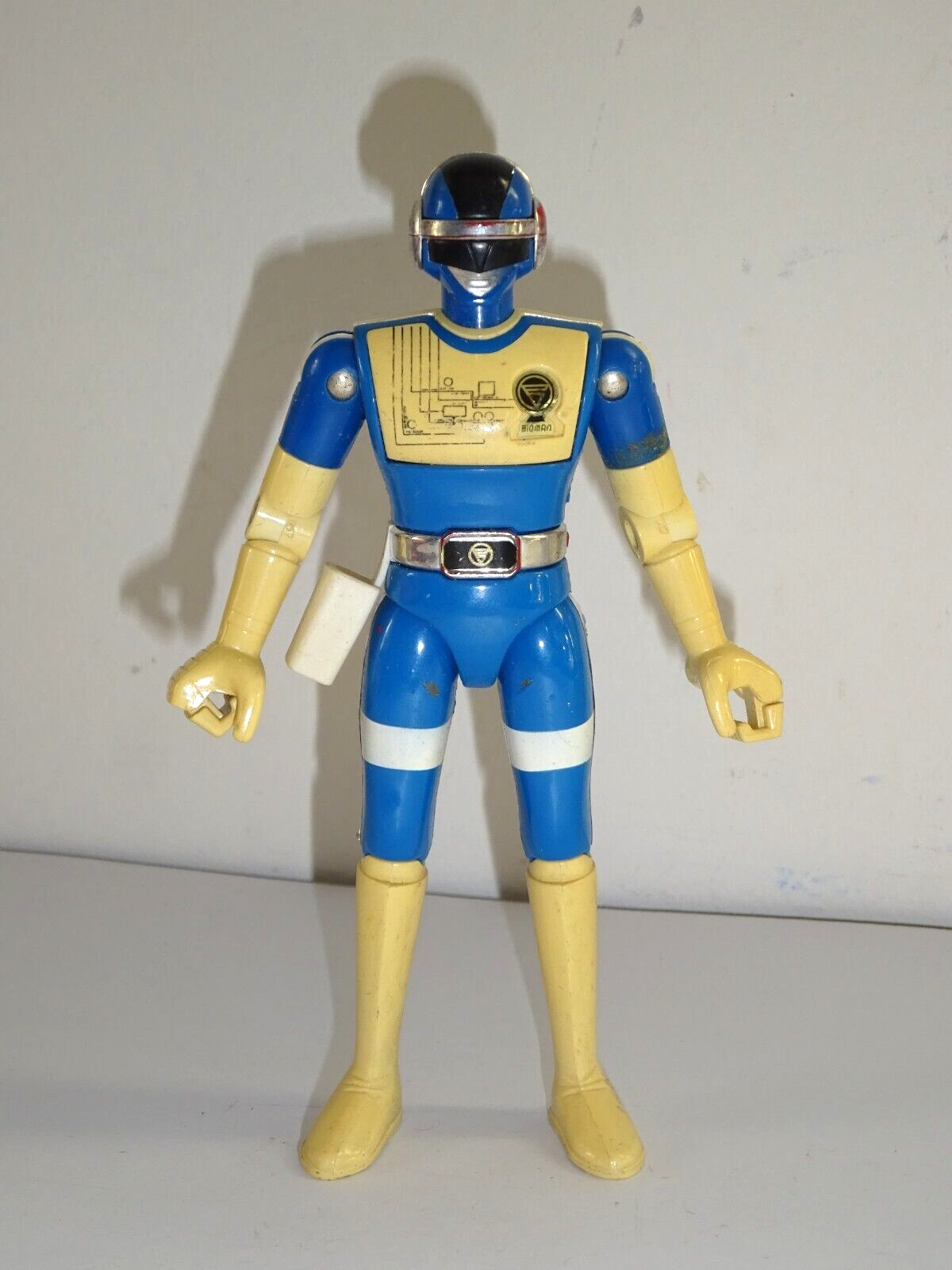 Figurine vintage die cast - Sentai Bioman - Force Bleue Bandai (C649)