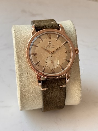 Omega Seamaster 2493-1 Automatic bumper Cal. 332 Wristwatch Rose Gold 80 microns
