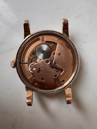 Omega Seamaster 2493-1 Automatic bumper Cal. 332 Wristwatch Rose Gold 80 microns