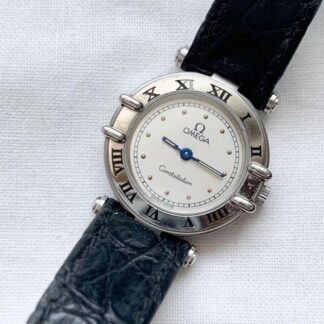 Omega Constellation SS Silver Dial Quartz Ladies Watch Used From Japan F/S