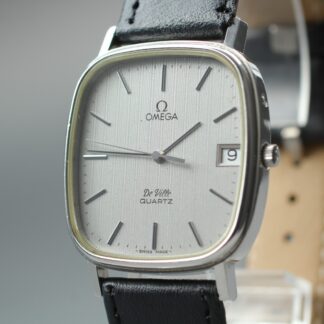 Vintage 1980s Omega De Ville Cal.1332 Ref.192.0058 Silver Quartz [Near Mint]