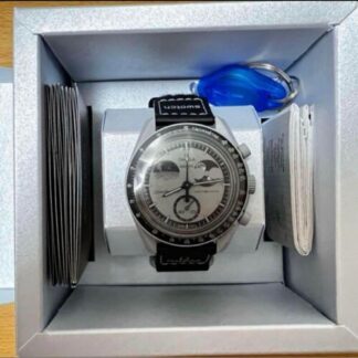 Swatch x Omega Moonswatch Mission To Earthphase SO33M700 Black Gray New