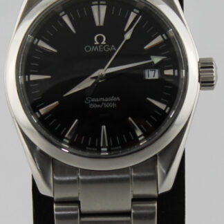 2518.50 Omega Seamaster Aqua Terra 36MM Men's Quartz Black Watch