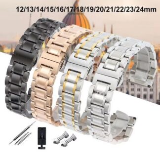 Bracelet de Montre Acier 12 /13/14/15/ 16/17/18 /19/20/21/ 22/23/24 MM