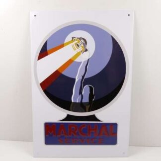 PLAQUE PUBLICITAIRE RÉÉDITION MARCHAL SERVICE