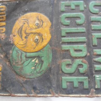 Plaque publicitaire Ancienne CIRAGES Tôle lithographiée CREME ECLIPSE  A LA CIRE