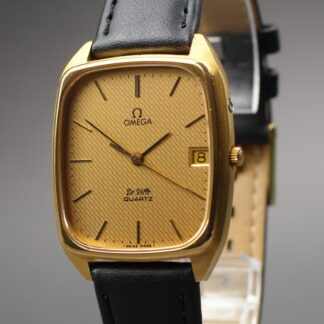 Montre Vintage 1970s Omega De Ville Ref.192.0042 Gold Cushion Quartz [Near Mint]