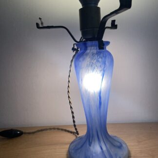 Pied de Lampe Champignon Signé Viannes