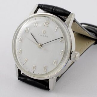 AUTHENTIC CLASSIC OMEGA SEAMASTER MANUAL WIND WHITE DIAL GENTS WATCH REF 135.011