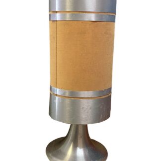 ANCIENNE LAMPE DE CHEVET ART DÉCO PIED ALU PAS BOUILLOTTE NOTAIRE BUREAU