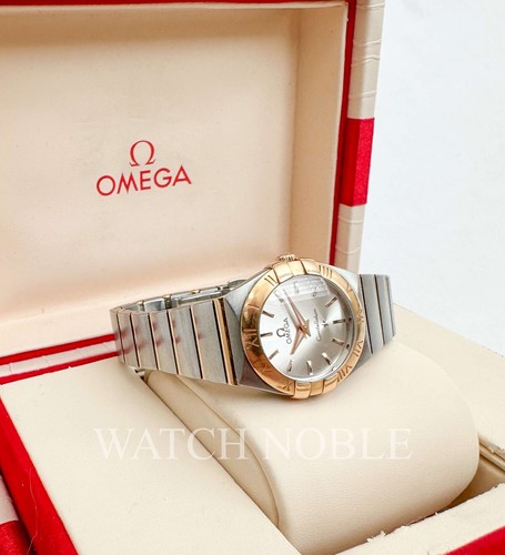 Pre-Owned Omega Constellation Quartz Steel and Rose Gold 24mm 123.20.24.60.02.00 – Image 6