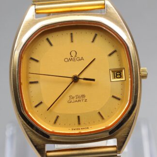 Pile neuve ◆Vintage N COMME NEUVE◆ Montre homme OMEGA DeVille quartz cal.1332...