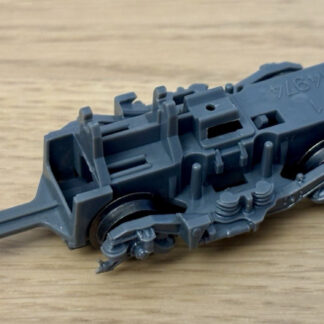 JOUEF bogie arrière (essieux métal bruni) de fausse motrice TGV ATLANTIQUE - HO