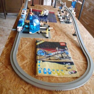 LEGO Monorail Futuron 6990 et 6347 piste accessoire 1991 avec boites et notice