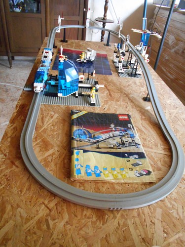 LEGO Monorail Futuron 6990 et 6347 piste accessoire 1991 avec boites et notice
