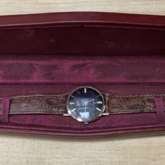 Oméga - Montre Mouvement Mécanique - En Or 14 Carats - Cadran Avec Diamants