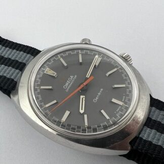 OMEGA 145.009 Chronostop Genève Gray Dial Manual Cal Ω 865 SERVICED - 34.5 mm