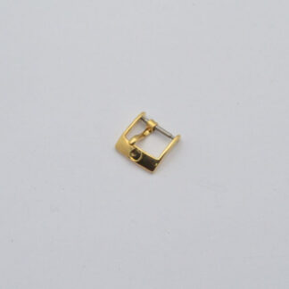 Bracelet En Cuir Omega Avec Boucle D'Attache En Or 18K Louis Brandt 12Mm