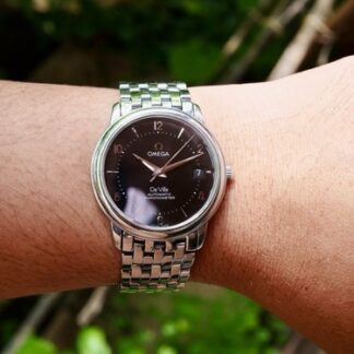 OMEGA De Ville Chronometer 4500.50 SS AT Automatic Black Dial 35mm