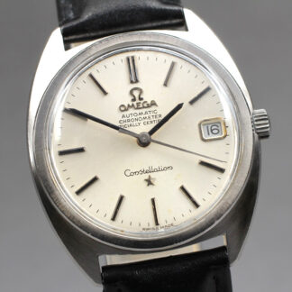 [Presque comme neuf] Omega Constellation Cal.564 Date Silver automatique...