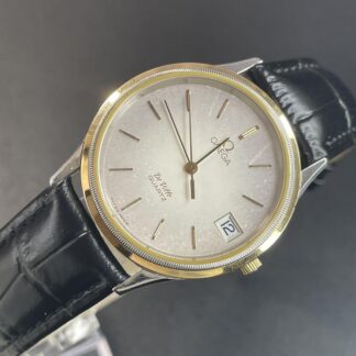 Omega De Ville Cal.1332 Date Vintage 17 Jewels Quartz Montre Hommes Auth Works