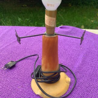 pied de lampe en pate de verre