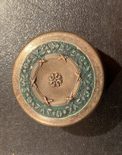 Rare Boîte Pilulier Vintage French Antique Jewellery Art Deco
