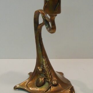 Bougeoir Style Art Deco Style Art Nouveau Bronze massif