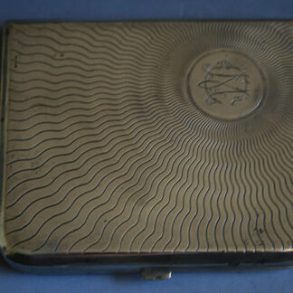 ART DECO SILVER CIGARETTE CASE - CIRCA 1930