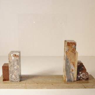 Porte-photo Art Déco en marbre