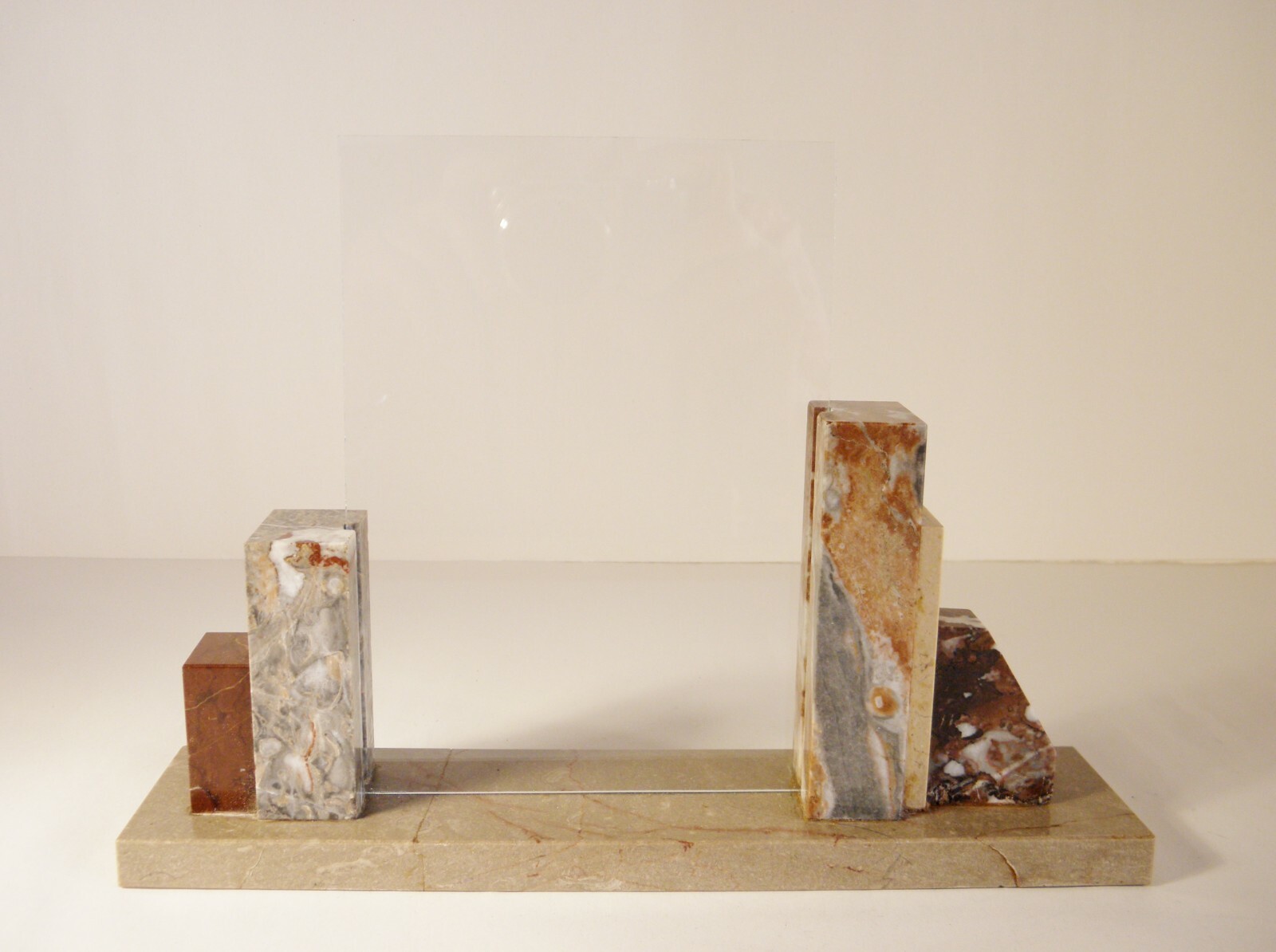 Porte-photo Art Déco en marbre