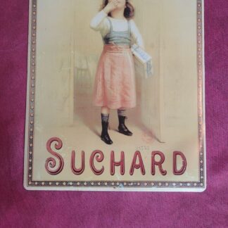 Plaque publicitaire chocolat suchard