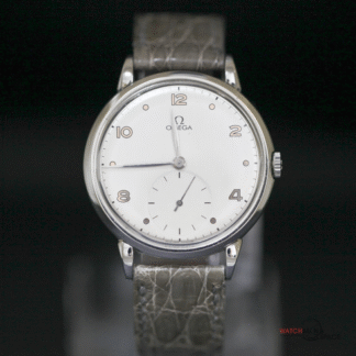 Vintage Omega Jumbo 2482-4 Watch - Stainless Steel 37mm w/ Silver Dial #X14